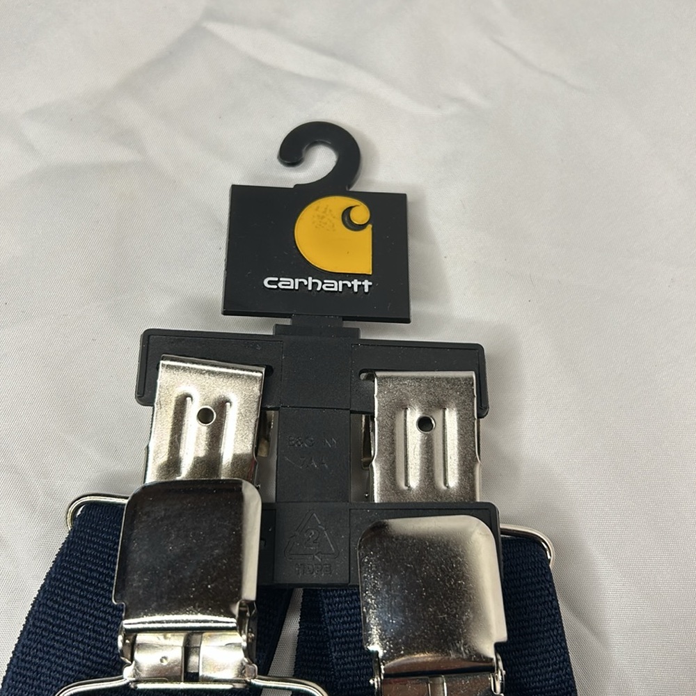 NWT CARHARTT navy blue rugged flex suspenders. Size 52. - Picture 4 of 9